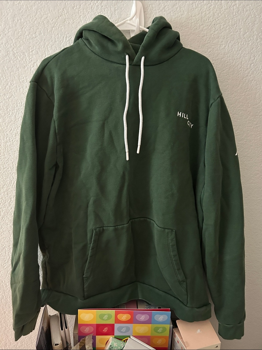 Men's Forest Green Pullover Hoodie
